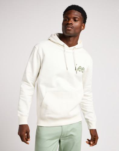 WOBBLY LEE HOODIE ECRU